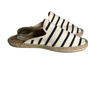 Alpargatas Espadrille Slides Handmade in Spain Striped Size 7.5 EU 38